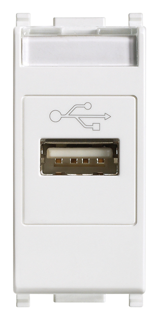 FRUTTO VIMAR PRESA USB SERIE PLANA BIANCO