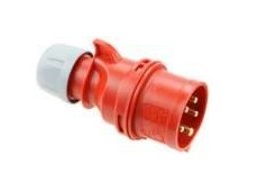 SPINA INDUSTRIALE FAEG VOLANTE 3P+N+T 32A 400V IP44 ROSSA