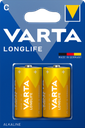 PILE VARTA ALKALINE LONGLIFE TORCIA D  BL. 2 4120