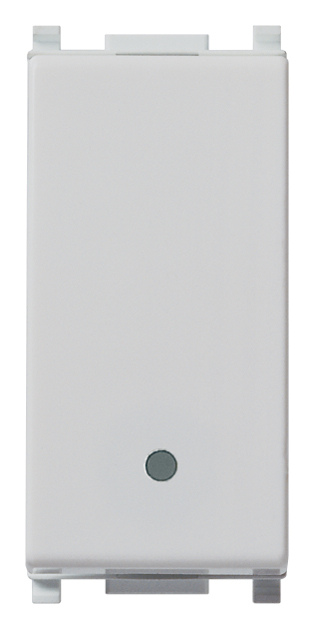 FRUTTO VIMAR DEVIATORE 10A DA INCASSO 10/16 250V SERIE PLANA 1 POSTO SILVER