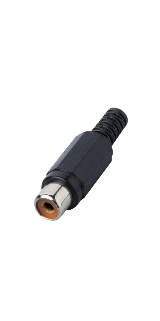 62650 ADATTATORE  PRESA RCA NERO