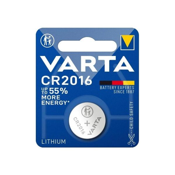 PILE VARTA SPECIALISTICHE 3V LITHIO BL. 1 6016/CR2016