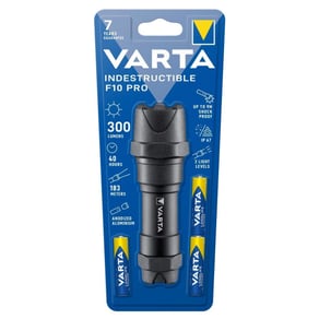 TORCIA VARTA LED INDESTRUCTIBLE F10 PRO 300LM MINISTILO AAA INCLUSE PZ. 3 18710