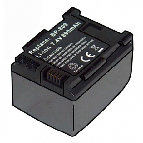BATTERIA LION FITS CANON BP-809 7.4 V / 890MAH