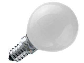 LAMPADA INCANDESCENZA SFERA KRIPTON OPALE SOFT  230V 25W E14 021618