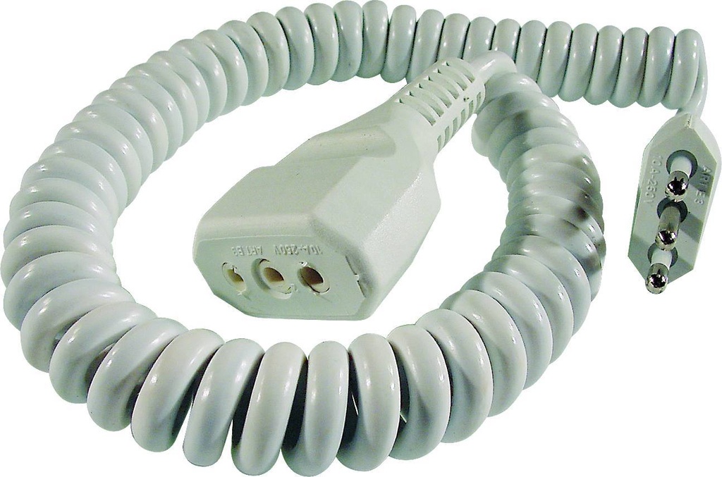 PROLUNGA 3 MT. 2X 0.75  BIANCO TECNID