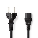 CAVO DI ALIMENTAZIONE DA SPINA TEDESCA A PRESA IEC320 C-13 - 2MT