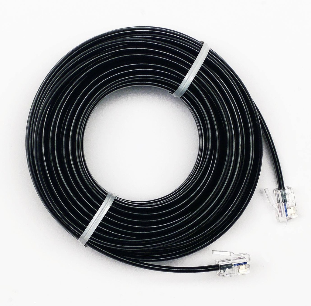 PROLUNGA LINEARE TELEFONICA  MT.15 + 2 SPINE 6/4  EMIKO