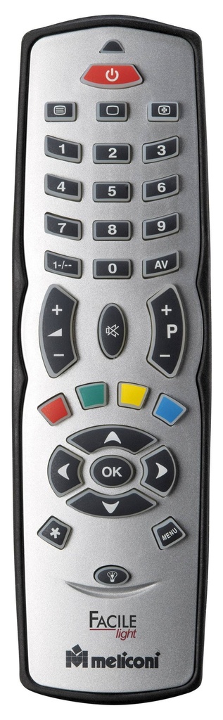 804000 TELECOMANDO UNIVERSALE GUMBODY LIGHT MELICONI