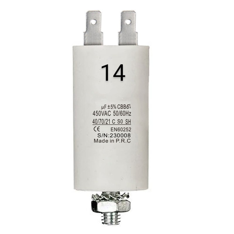 CONDENSATORE  MATSUYAMA INDUSTRIALE DI SPUNTO 400/450V 14UF
