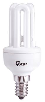 LAMPADA BASSO CONSUMO 3TUBI  23W 2700K CLASSE A E27 ROHS