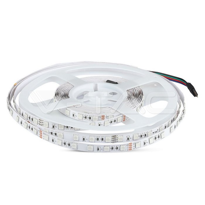 STRISCIA LED 5-1RGB EVOLUTO 24V23W 1100LMN/M 5MT. CRI>90 BIAD. 3M BIANCO IP20