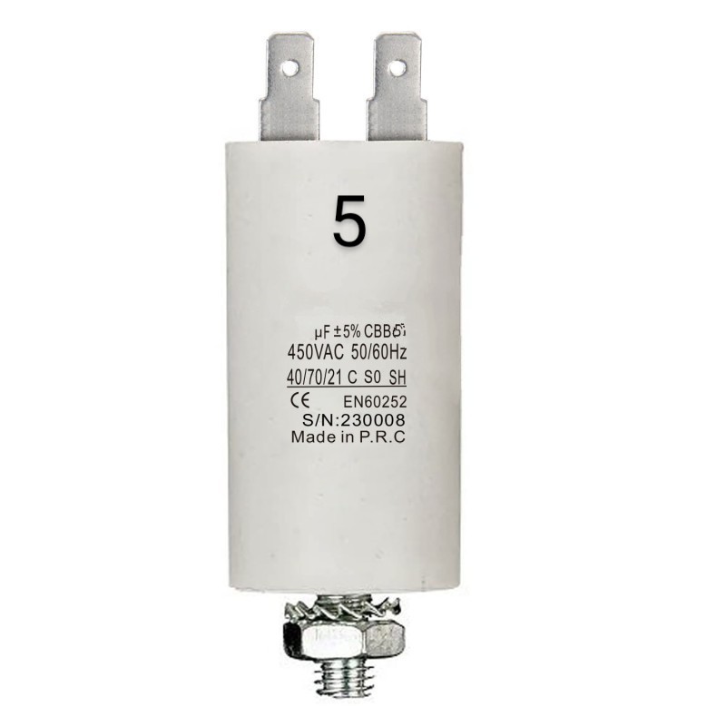 CONDENSATORE  MATSUYAMA INDUSTRIALE DI SPUNTO 400/450V 5UF