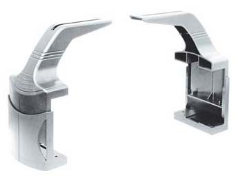 SUPPORTO CASSE ACUSTICHE A PARETE MELICONI SPACE SYSTEM LINK BOX SILVER LINKBOXP