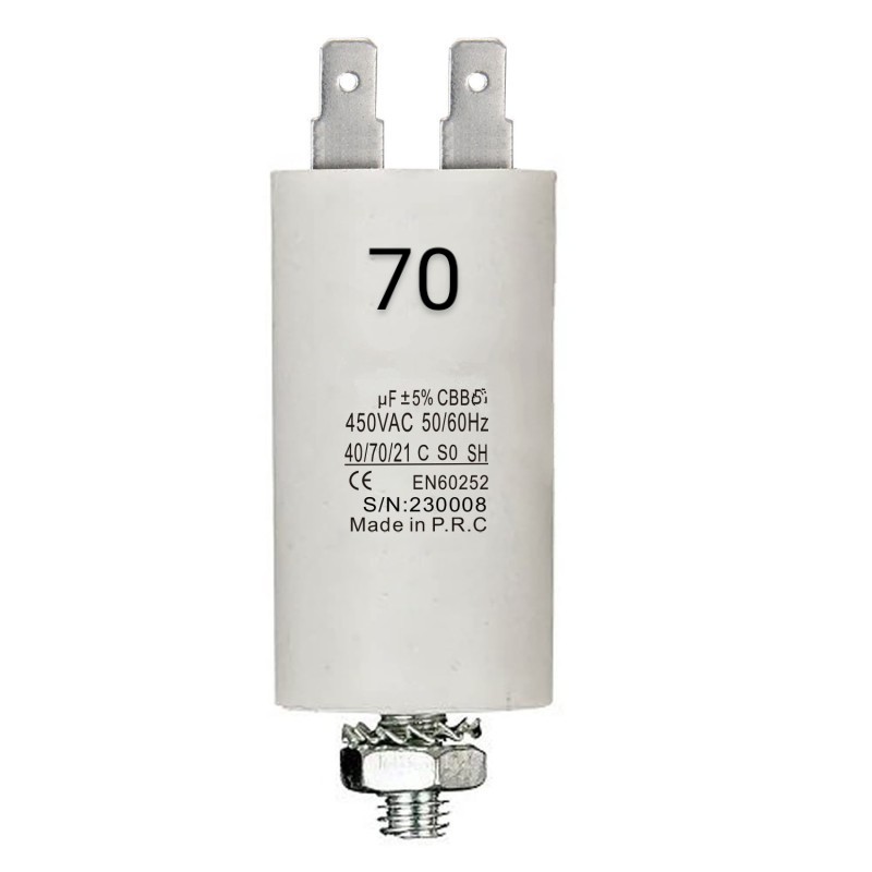 CONDENSATORE  MATSUYAMA INDUSTRIALE DI SPUNTO 400/450V 70UF