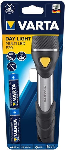 [16632] TORCIA VARTA LED DAY LIGHT F20  40LM STILO AA  INCLUSE PZ. 2 16632