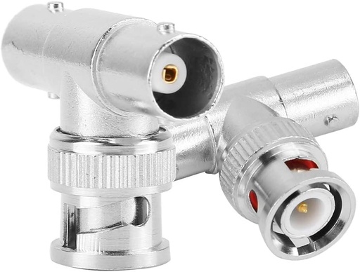 [V85075] ADATTATORE SPINA BNC + 2PRESE T