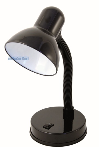 [407N] LAMPADA DA TAVOLO MED ORIENTABILE COLORE NERA MED