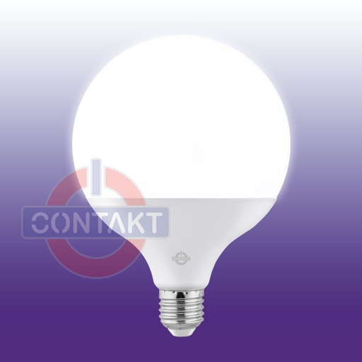[CT125242727] LAMPADA LED CONTAKT GLOBO G125 ALTA EFFICIENZA 24W 2600LM E27 2700K 25000H