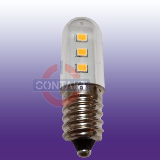 [CT2LC24] LAMPADA LED  CONTAKT 0.5W 40LM E14 26X57MM 24V 20000H
