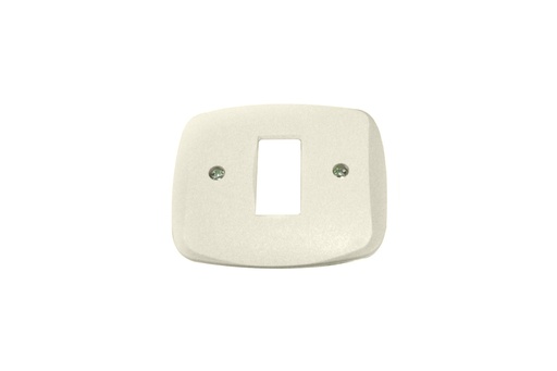 [FG11181] PLACCA FAEG AUTOPORTANTE 1 POSTO PER SCATOLA TONDA TIPO MAGIC Ø65