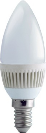 [LLC1405C] LAMPADA LED LIGHT OLIVA C37 5W 500LM E14 3000K 25000H 