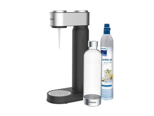 [ADD4902BK] KIT SODA GASATORE NERO C/BOTTIGLIA E BOMBOLA 425GR  PHILIPS WS