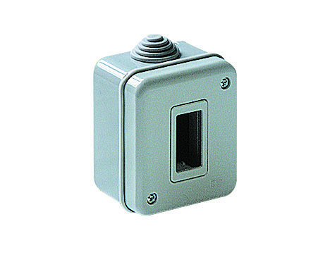 [FG12071] SCATOLA FAEG PER GEWISS SYSTEM E CON ADATTATORE TIPO MAGIC IP40 1PT 