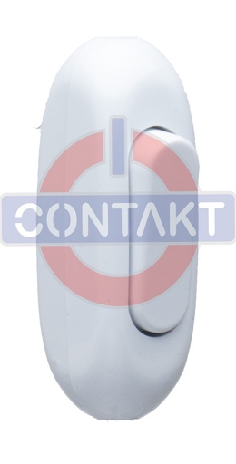 [CT02B] INTERRUTTORE CONTAKT PASSANTE 250V TASTO A BILANCIERE BIANCO