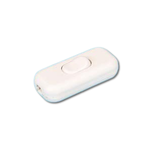 [F2190] INTERRUTTORE FAI PASSANTE BIPOLARE 2A 250V TASTO A BILANCIERE BIANCO 