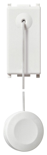 [VIW14052] FRUTTO VIMAR PULSANTE A TIRANTE 10A A INCASSO 10/16A 250V SERIE PLANA BIANCO