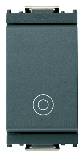 [VIW16080] FRUTTO VIMAR PULSANTE 10A 250V SERIE IDEA GRIGIO