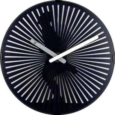 [00869] OROLOGIO PARETE ABS CON MOVIMENTO-RUNNER LOWELL