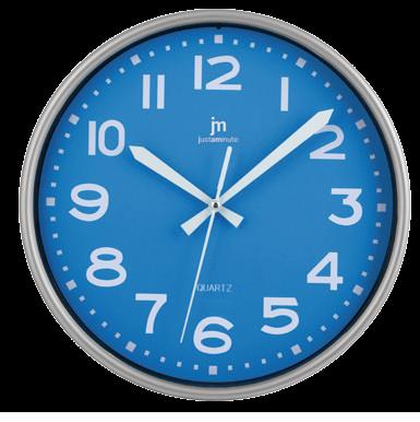 [00940A] OROLOGIO BASIC PARETE ROTONDO AZZURRO LOWELL **