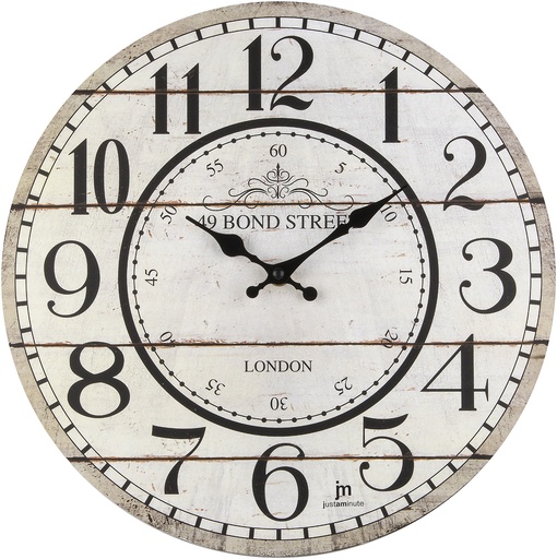 [21455] OROLOGIO PARETE IN MDF CM 33 LOWELL