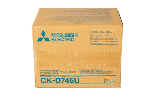 [CKD746U] 240232 CARTA EASYPHOTOID70 10X15 800 STAMPE MITSUBISHI