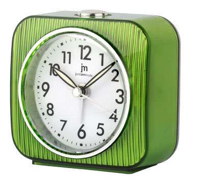 [JA7076V] SVEGLIA QUARZO MOVIMENTO CONTINUO VERDE LOWELL