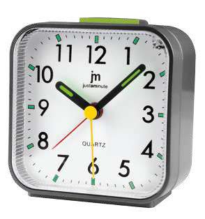 [JA7102G] SVEGLIA QUARZO MOV. SINCRO - GRIGIO LOWELL