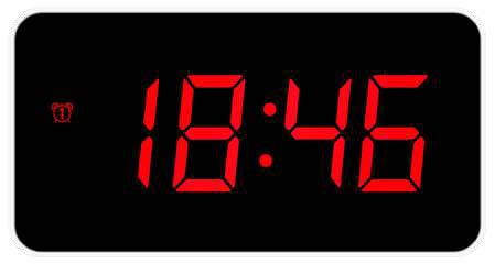 [JE5112B] SVEGLIA DIGITALE LED ADATTATORE BIANCA LOWELL