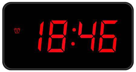 [JE5112N] SVEGLIA DIGITALE LED ADATTATORE NERA LOWELL