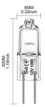 [AR2300] LAMPADA ALOGENA ARLUX BISPINA G4 10W 12V