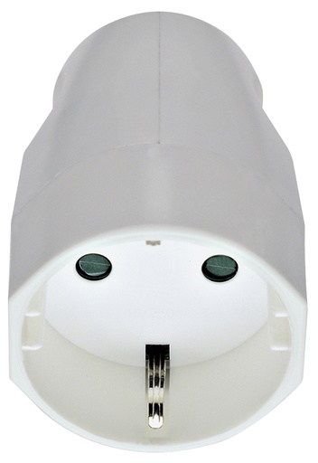 [VIW00250B] PRESA CIVILE VIMAR 2P+T 16A STANDARD TEDESCO 250V BIANCO