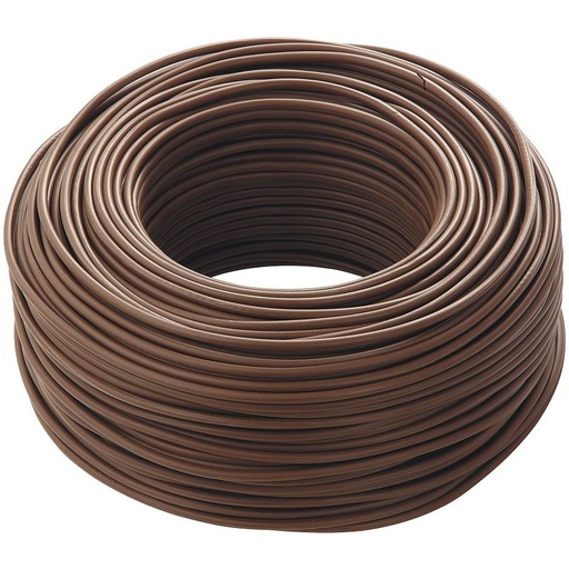 [CAV1X25FS17MA] CAVO ELETTRICO UNIPOLARE FS17-450/750V 1X2.5MMQ MARRONE 100 MT. IMQ