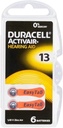 PILE DURACELL ACUSTICA  ZINCO ARIA  BL. 6 NEW DA230N/DA10N