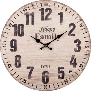 [21563] orologio da parete in mdf cm. 33 quadrante anticato