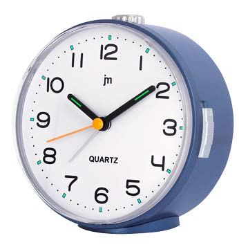 [JA7110A] SVEGLIA QUARZO ANALOG.MOVIMENTO CONTINUO SILENZ.AZZURRO