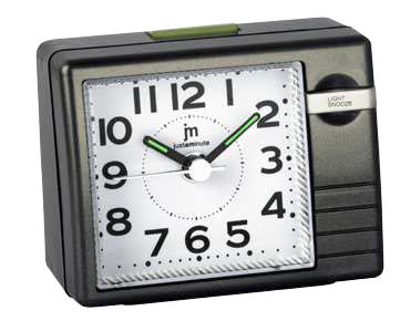 [JA7112N] SVEGLIA QUARZO MOV. SINCRO -NERO