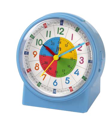 [JA7113A] SVEGLIA QUARZO MOV. SINCRO - AZZURRA
