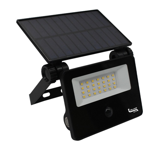 [IO69100] PROIETTORE FARO LED M.C. ELETTRICI CON PANNELLO SOLARE 10W MODELLO DEDALO LUCE NATURALE 4000K 1500Lm IP54 NERO 