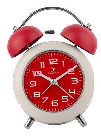 [JA7107R] SVEGLIA QUARZO MOVIMENTO CONTINUO ROSSA LOWELL